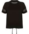 TL526 Tombo Ladies Over T-Shirt Black colour image